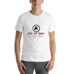 09.21.81 Short-sleeve unisex t-shirt.