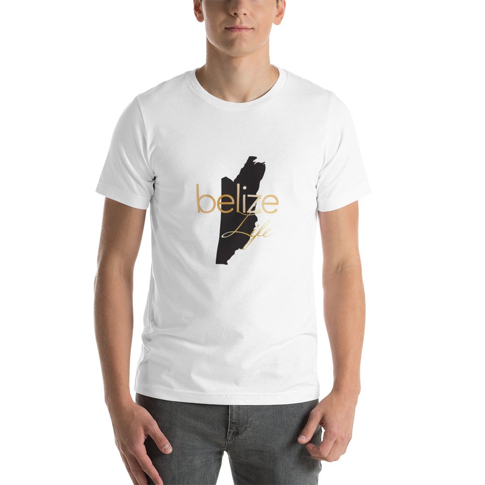 Short-sleeve unisex t-shirt.