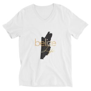 Unisex Short Sleeve V-Neck T-Shirt.